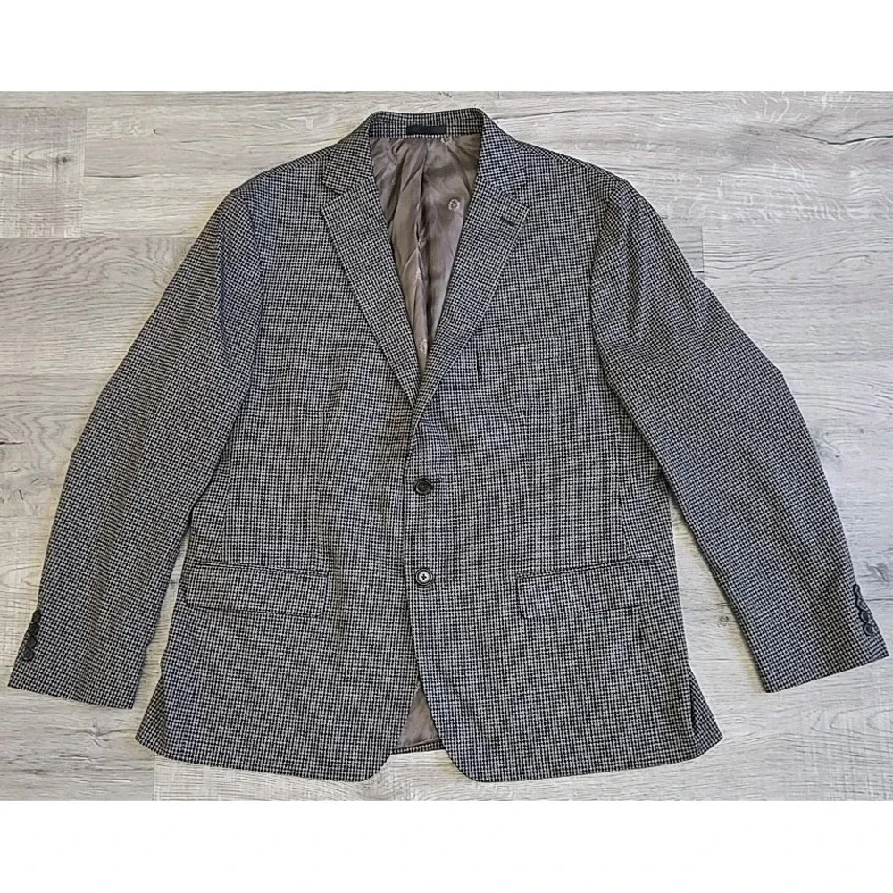 Lauren‎ Ralph Lauren Black Label Men's Sports Coat Blazer Brown Plaid